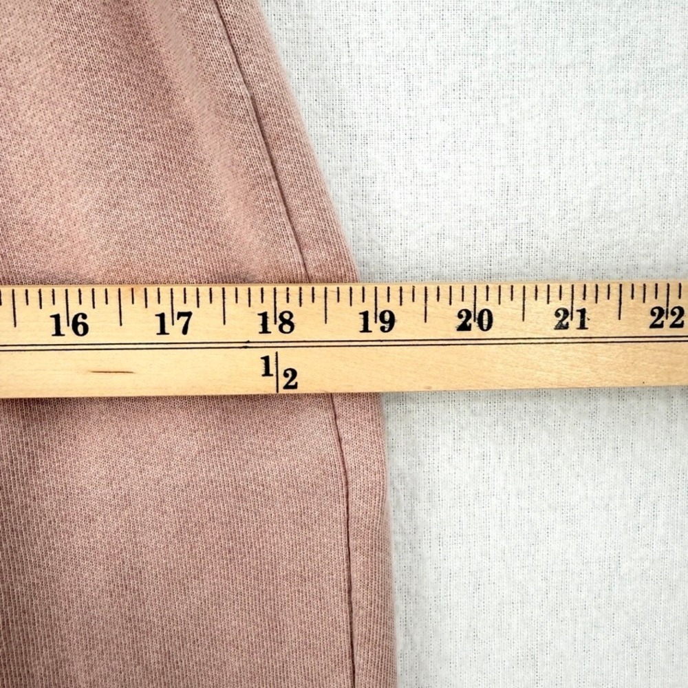 OUTERKNOWN Organic Cotton Jogger Sweatpant Medium Pink Drawstring Athleisure - Picture 9 of 14